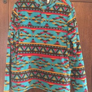 Womens Outback Trading Delaney Fleece Henley xl. New with out tags